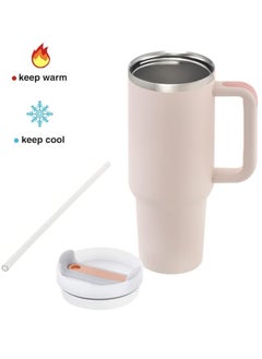 Stainless Steel Vacuum Insulated Tumbler 40oz In-car Mug Easy to Hold With a Reusable Straw - pzsku/Z0909FEBD490E0AE3A568Z/45/_/1731401896/67990fd8-8c43-45aa-b59b-3d48528fca40