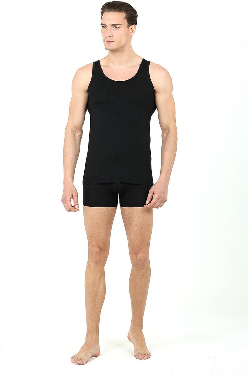D'S DAMAT D'S Groom Men's Black Modal Athlete Boxer Set 220301 - Image 4