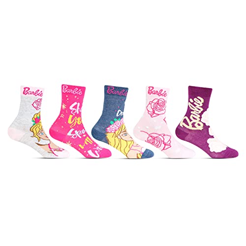 Bonjour Barbie Character Full Length Socks for Kids- Girls- Pack Of 5 - Image 2