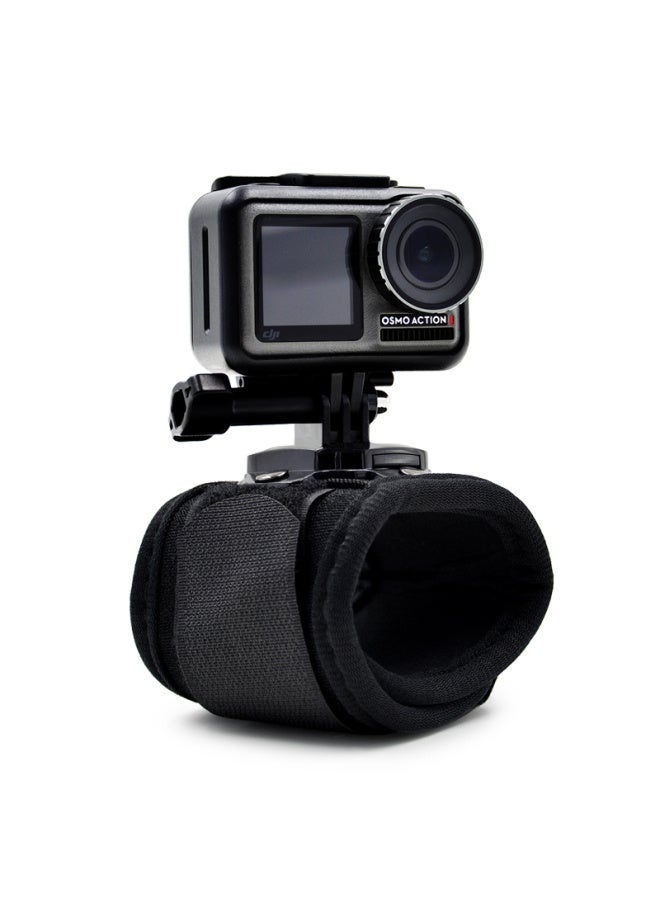 MAXCAM حزام معصم ماكس كام مناسب لكاميرات دي جي آي أوزمو أكشن 4، 3، 2، حزام ذراع، قاعدة دوران 360 درجة، قابلة للتعديل، متوافقة مع ملحقات جوبرو 121109 - Image 2