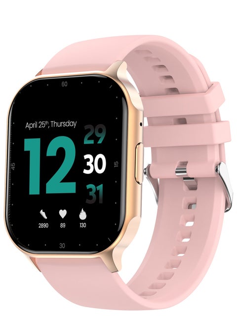Smart Watch Pro - 2.04" AMOLED Always-On Display, Bluetooth Calling, Fitness Tracking, Sports Modes, Heart Rate & Sleep Monitoring, IP68 Waterproof, 260mAh Battery, Android & iOS Compatible