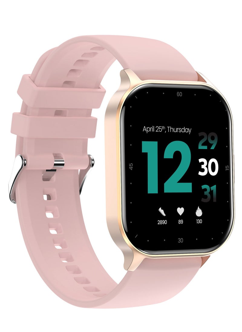 Smart Watch Pro - 2.04" AMOLED Always-On Display, Bluetooth Calling, Fitness Tracking, Sports Modes, Heart Rate & Sleep Monitoring, IP68 Waterproof, 260mAh Battery, Android & iOS Compatible