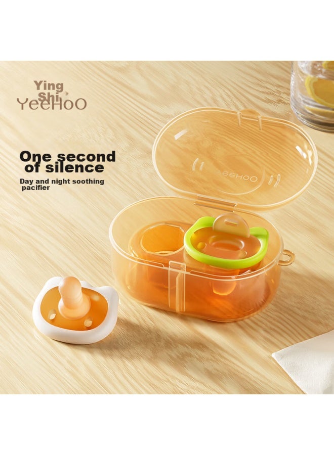 YEEHOO Yeehoo Pacifier For Newborns, Ultra-soft Anti-colic, 3-6 Months Baby Sleep Aid, Day And Night Use Pacifier - Image 1
