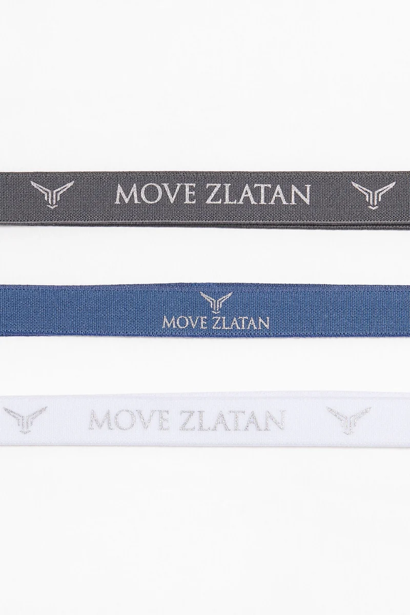 اتش اند ام طوق شعر رياضي من خامة مرنة - عبوة من 3 قطع