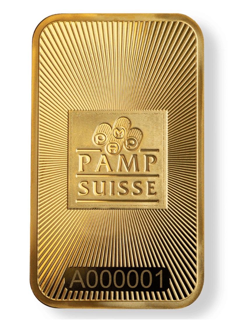 PAMP - Suisse Pamp 24K 1oz 999.9 Gold Bar - 1 Ounce - Image 1