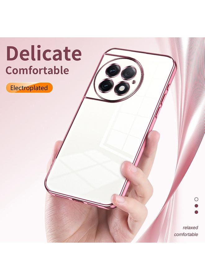 S-TOP Case For OnePlus Ace 2 Pro Transparent Plating Fine Hole Phone Case - Image 5