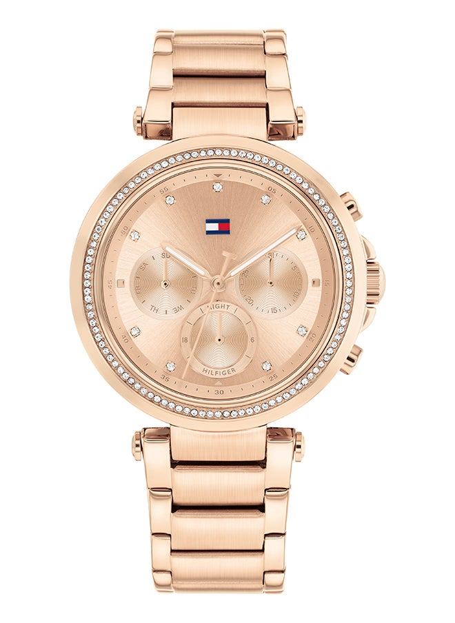 TOMMY HILFIGER - Women's Analog Round Shape Stainless Steel Wrist Watch 1782705 - 38 Mm - Image 1