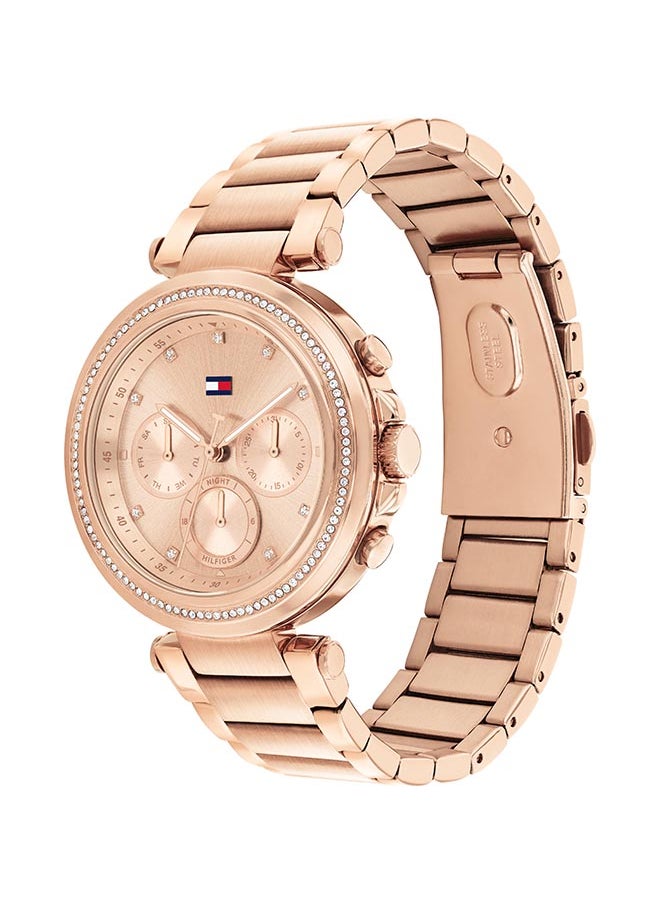 TOMMY HILFIGER - Women's Analog Round Shape Stainless Steel Wrist Watch 1782705 - 38 Mm - Image 1