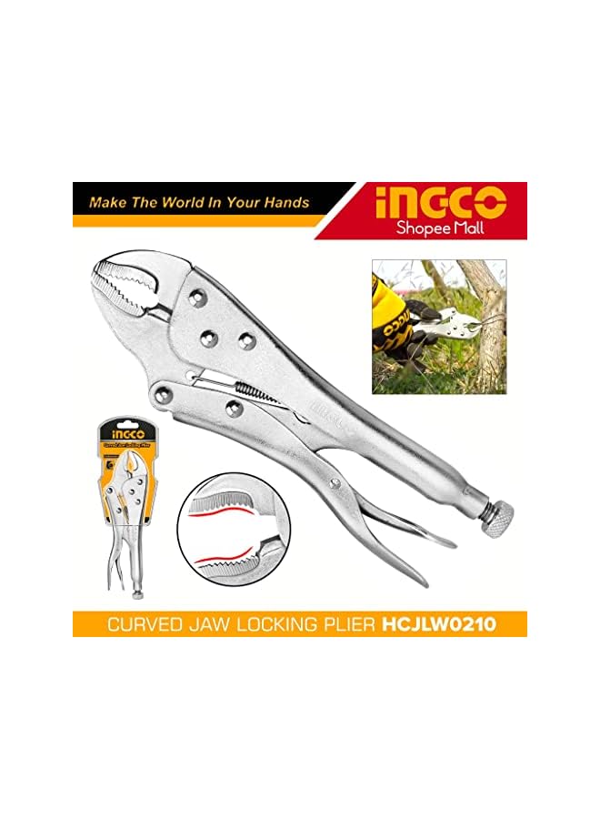 INGCO Hsjp0110 Con Steel Straight Jaw Plier 10 Inch Size - Image 2