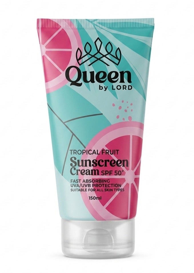 Sunscreen Cream Scented With Tropical Fruit SPF 50+  - 150 Ml