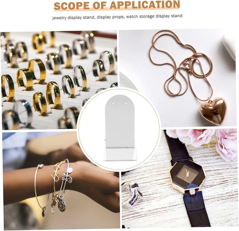 Transparent Acrylic Jewelry Photography Reflection Stand For Earrings And Accessories - Image 5