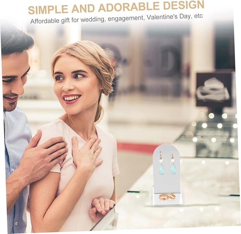 Transparent Acrylic Jewelry Photography Reflection Stand For Earrings And Accessories - Image 4