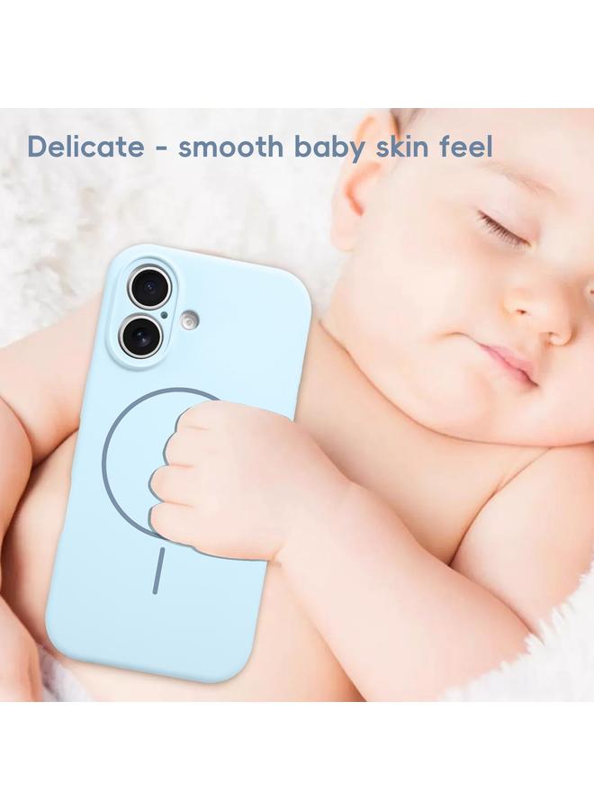 S-TOP Case For iPhone 16 Pro Fine Hole Liquid Silicone MagSafe Phone Case - Image 2