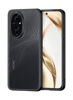 DUX DUCIS DUX DUCIS Aimo Cover for the Honor 200 mobile phone slim, transparent matte cover made of TPU, polycarbonate, polypropylene, silicone - black  - Image 1