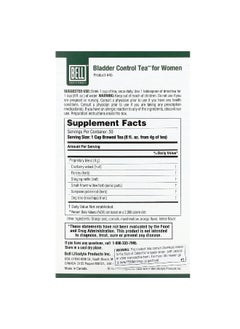 Bell Lifestyle Bell Lifestyle, Bladder Control Tea, For Women, Caffeine Free, 4.2 oz (120 g)  - Image 2