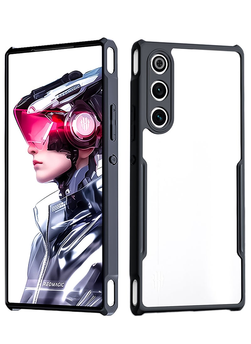 Generic For ZTE Nubia Red Magic 10 Air Case, Camera Lens Protection Back Cover, TPU+PC Shockproof Bumper Mobile Phone Case, Anti-Yellowing Slim Fit Protective Casing  - Image 1