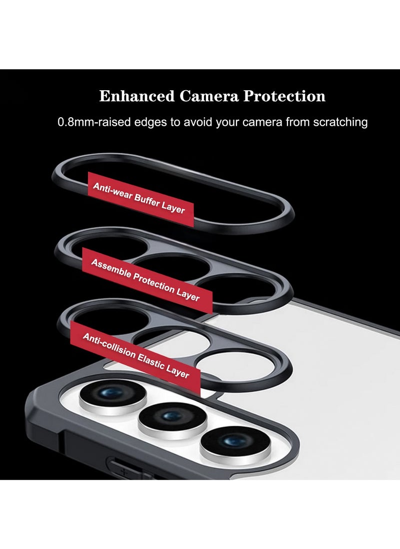 Generic For ZTE Nubia Red Magic 10 Air Case, Camera Lens Protection Back Cover, TPU+PC Shockproof Bumper Mobile Phone Case, Anti-Yellowing Slim Fit Protective Casing  - Image 3