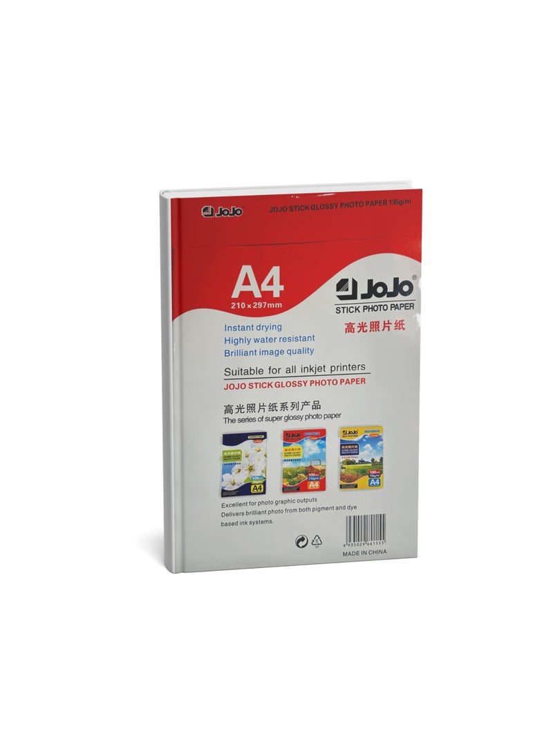 jojo Adhesive Paper – 135g - Matte - Image 2