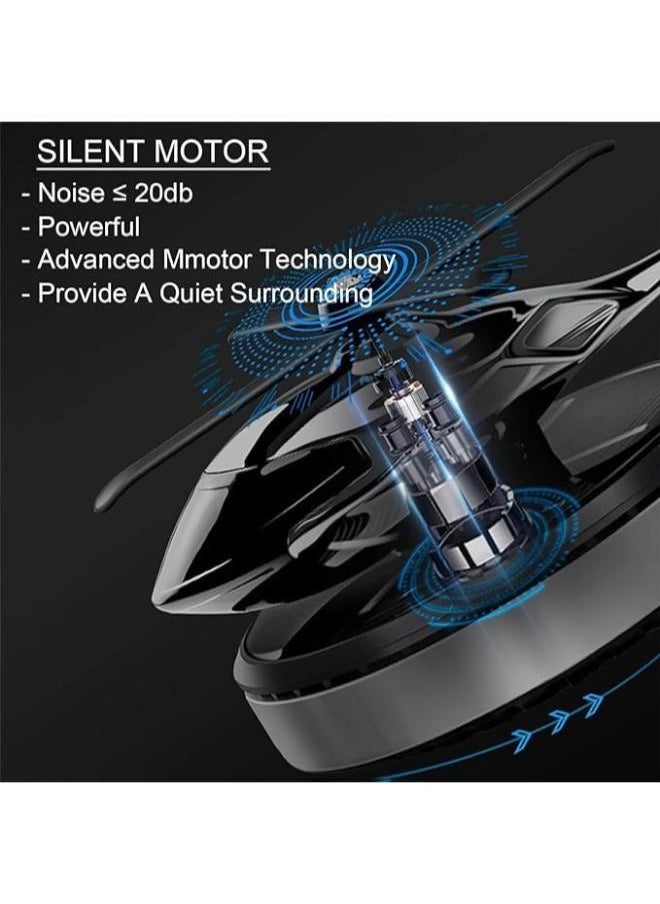 Executive LLC Car Air Freshener Solar Rotating Helicopter Fresh Air Aroma Device with unique design make environment fresh  - Image 5
