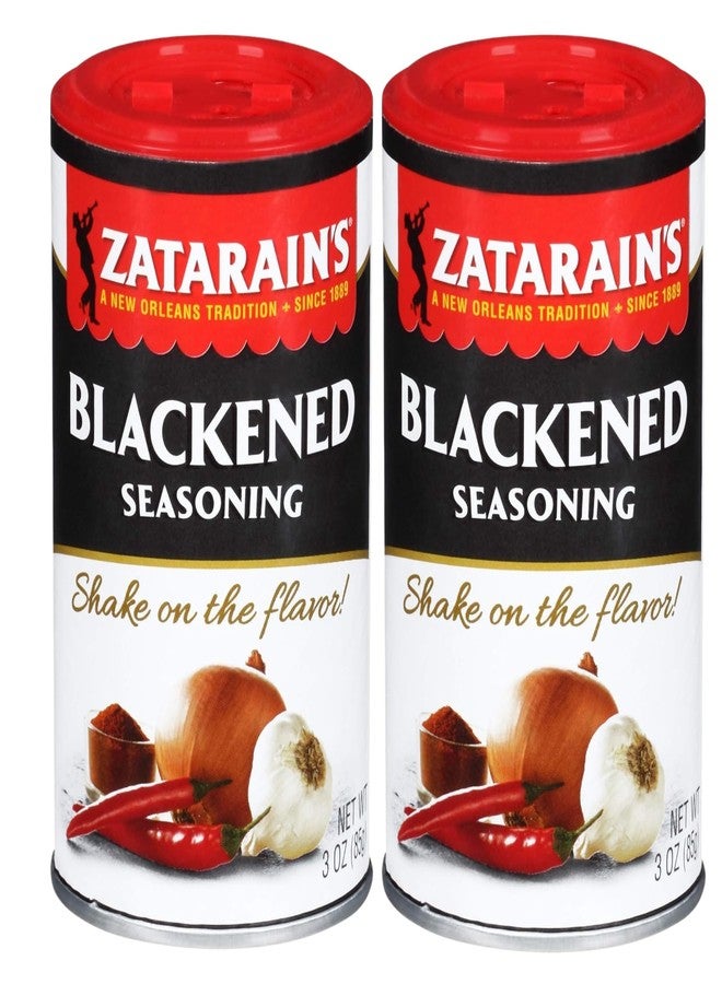 Create and Bundle Zatarains Blackening Seasoning, 3 oz Each - Pack of 2, Perfect for Cajun and Creole Recipes, Ideal for Fish and Meats, Bold Flavor + Createandbundle Sticker - Image 2