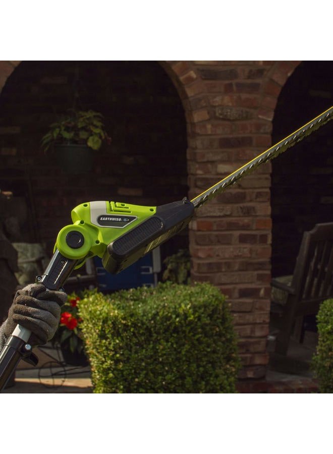 EarthWise Power Tools by ALM LPHT12022 Volt 20-Inch Cordless Pole Hedge Trimmer, 20 inch, 2.0AH Battery & Fast Charger included - Image 5