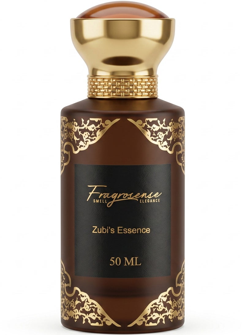 عطر زوبي إيسنس للنساء 50 مل - عطر زهري فرنسي طويل الأمد برائحة الورد، عطر أنيق بمزيج المسك والبودرة والزهور البيضاء، رائحة ورد فاخرة أنثوية