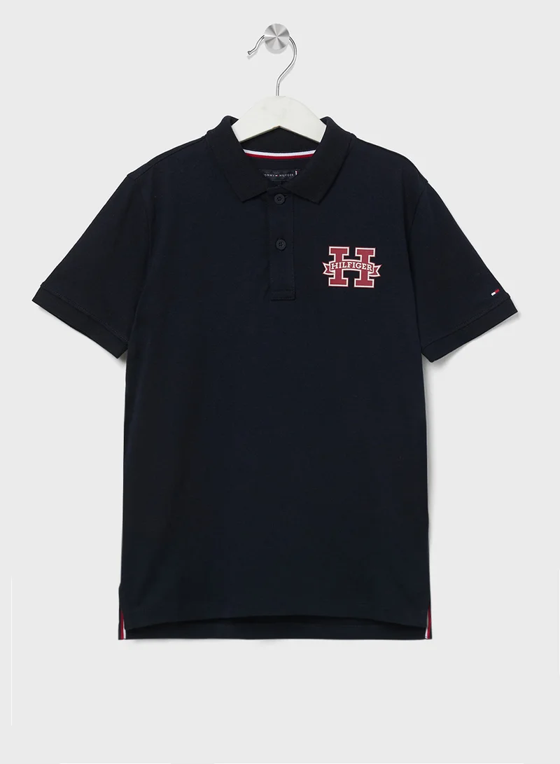 TOMMY HILFIGER Youth Logo Regular Polo