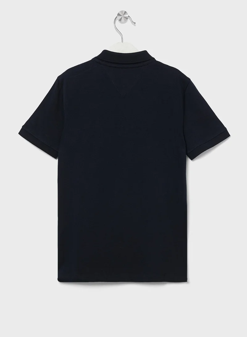 TOMMY HILFIGER Youth Logo Regular Polo