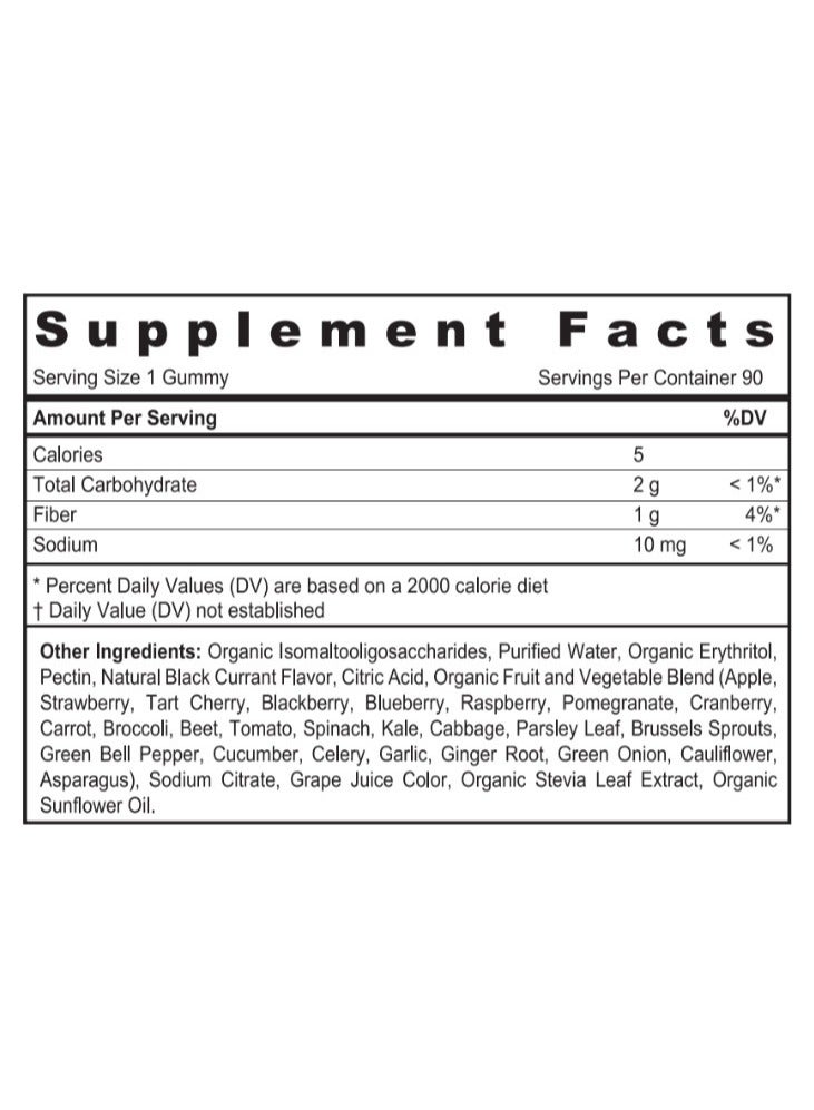 سنشاين نيوترشن كول جاميز فواكه وخضروات وألياف 90 قطعة للأطفال - Image 2