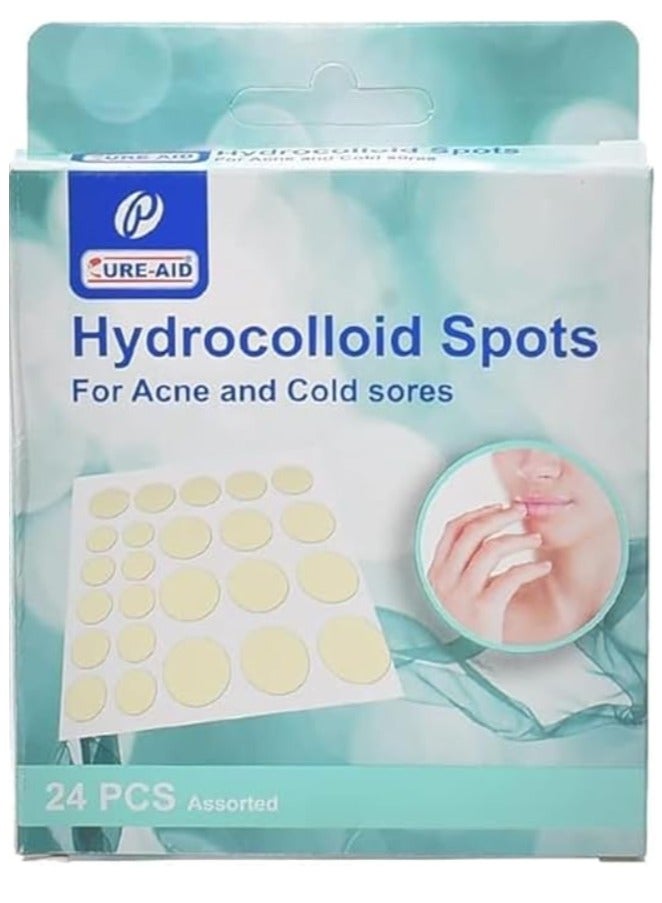 Cure aid Hydrocolloid spots 24pcs - Image 1