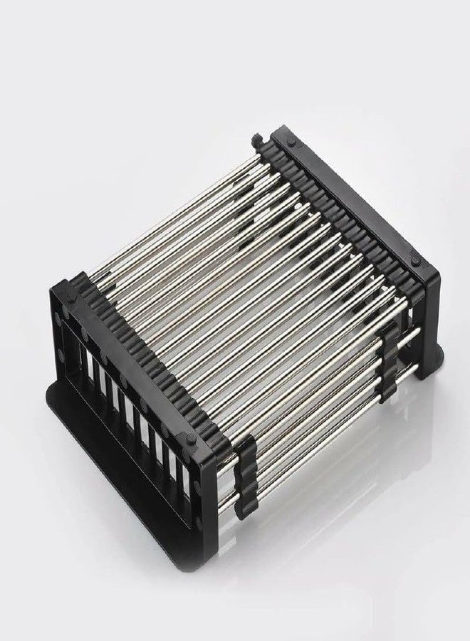 Ansawi Adjustable Kitchen Organizer Expandable Plastic Sink Drain Basket Dish Drying Rack Basket Vegetable Fruit Holder Storage Rack (Random Color) 1 Pcs - Image 2