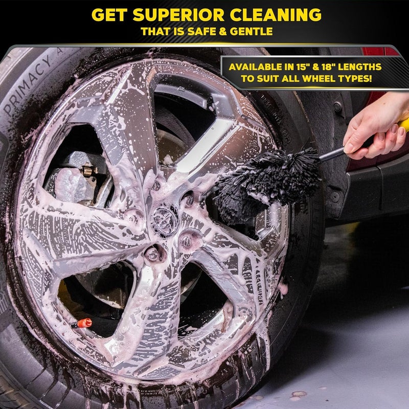 ميجواير Meguiar's Supreme Wheel Brush, Medium - Image 5