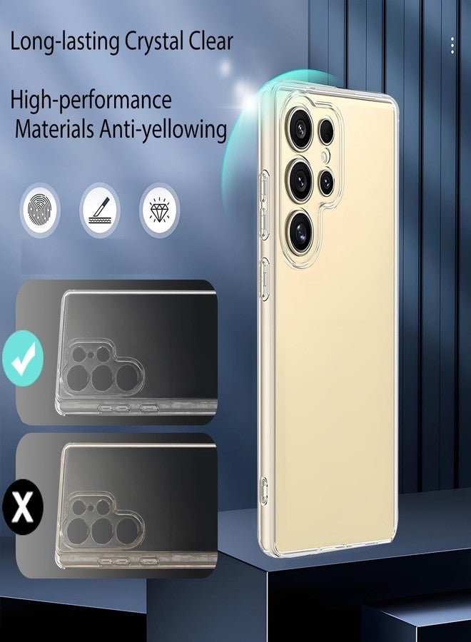 TENOC Phone Case for Samsung Galaxy S25 Ultra, Clear Case Shockproof Protective Bumper Slim Cover - Image 4