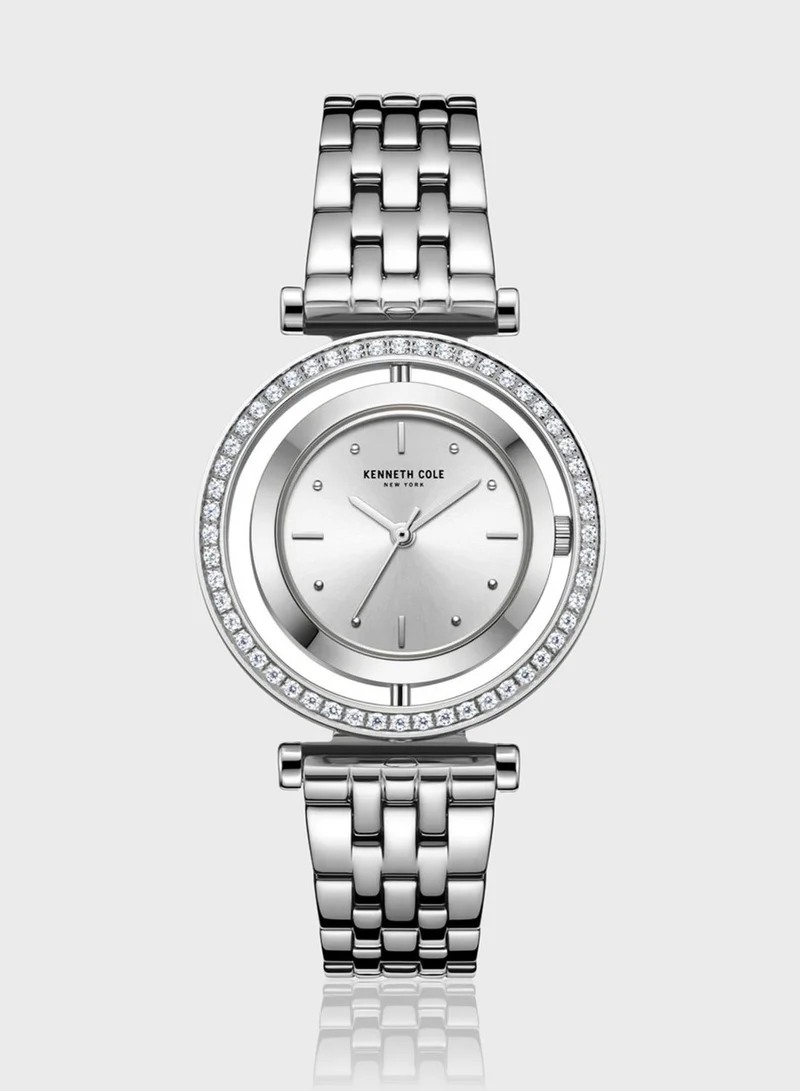 Kenneth Cole Kenneth Cole Transparency Steel Strap Watch for Women - KC51005001