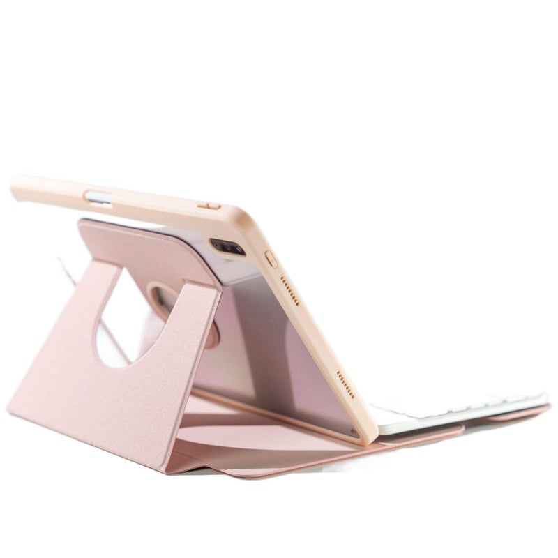 DGG حافظة آيباد بلوحة مفاتيح متوافقة مع iPad Air / iPad 9.7 باللون أزرق باللون الأزرق - Image 4