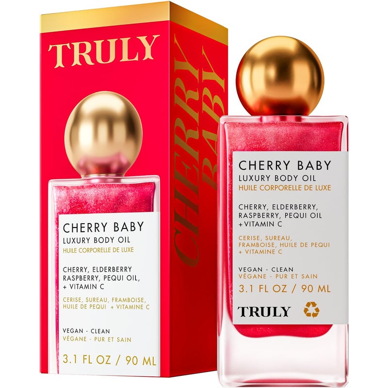 Truly Cherry Baby Luxury Body Oil - Image 1