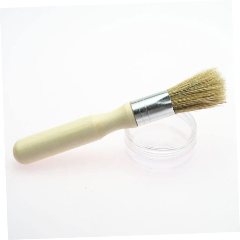 COHEALI Wooden Handle Small Bristle Brush 1 Pack for Curly Hair and Art Painting - Image 5