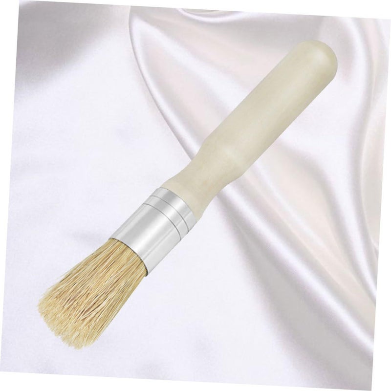 COHEALI Wooden Handle Small Bristle Brush 1 Pack for Curly Hair and Art Painting - Image 2
