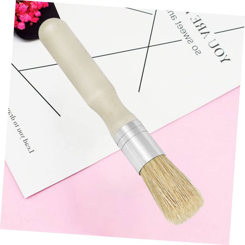 COHEALI Wooden Handle Small Bristle Brush 1 Pack for Curly Hair and Art Painting - Image 3