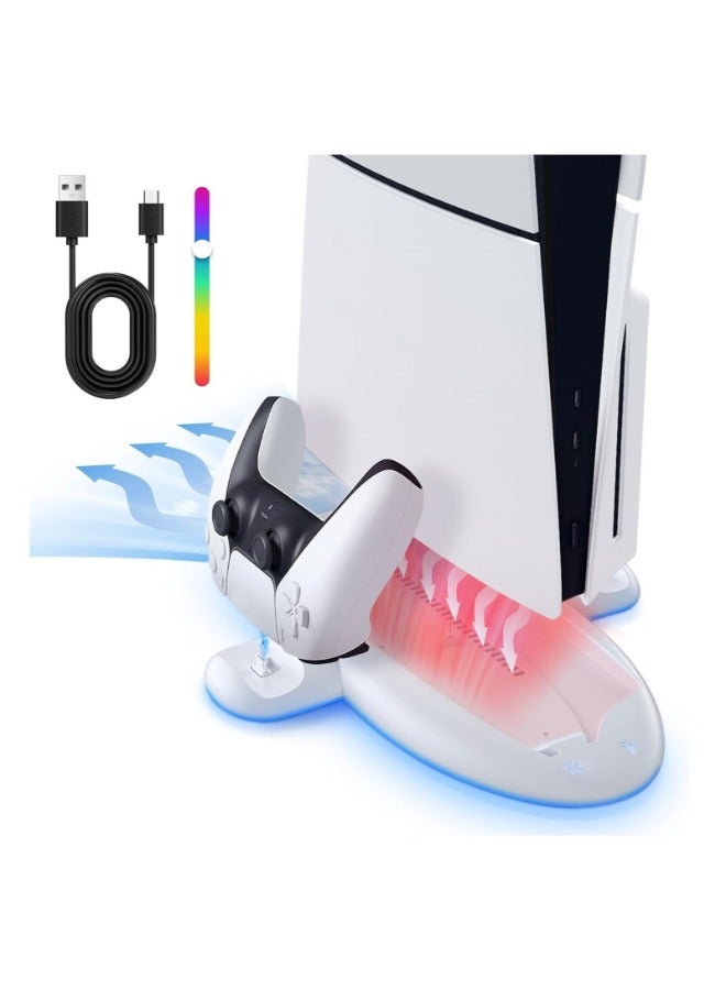 DOBE Cooling Station and Controller Charging Station for PS5 Slim Stand - Image 3