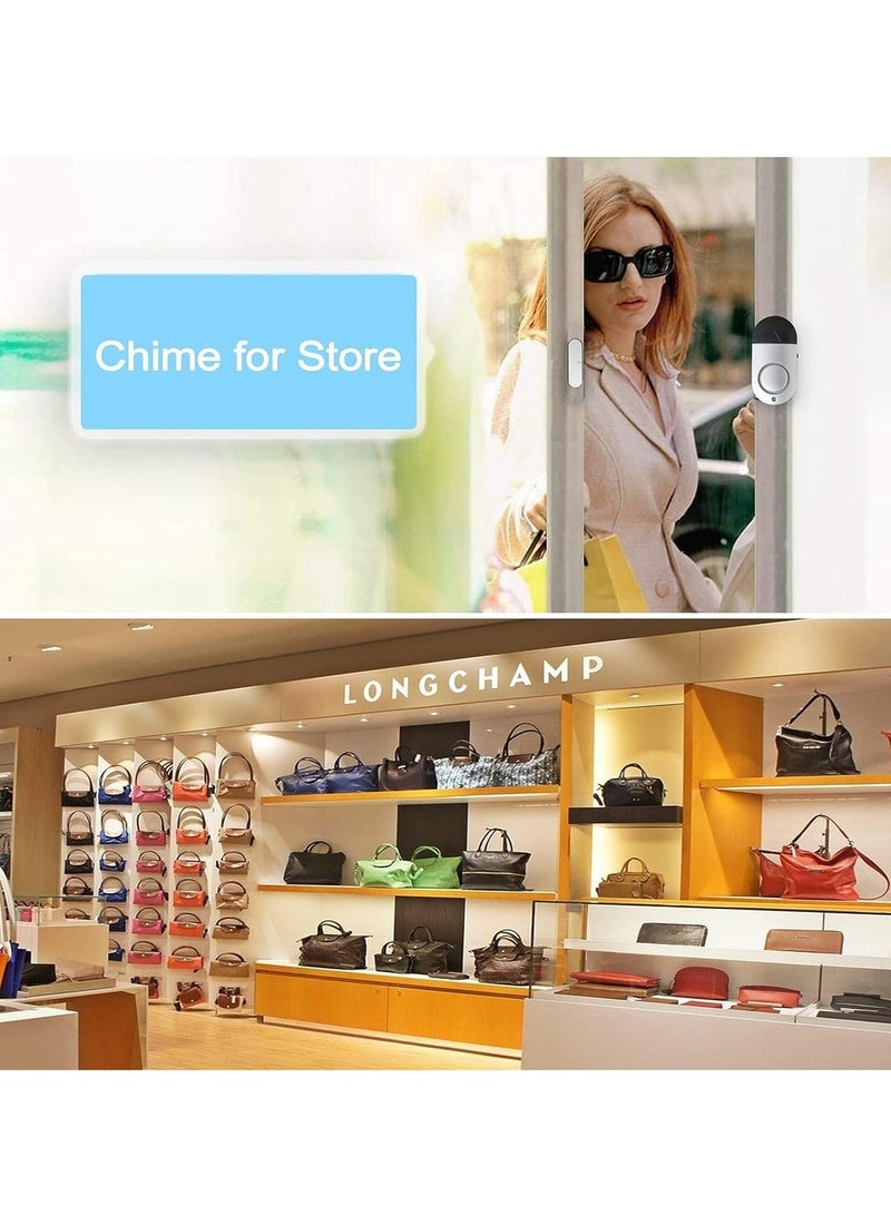 Captaintech Door Window Alarms 120DB Pool Door Alarms for Home Security Kids Safety Window Alarms for Home Door Chime for Store Home (6 Packs) - Image 3