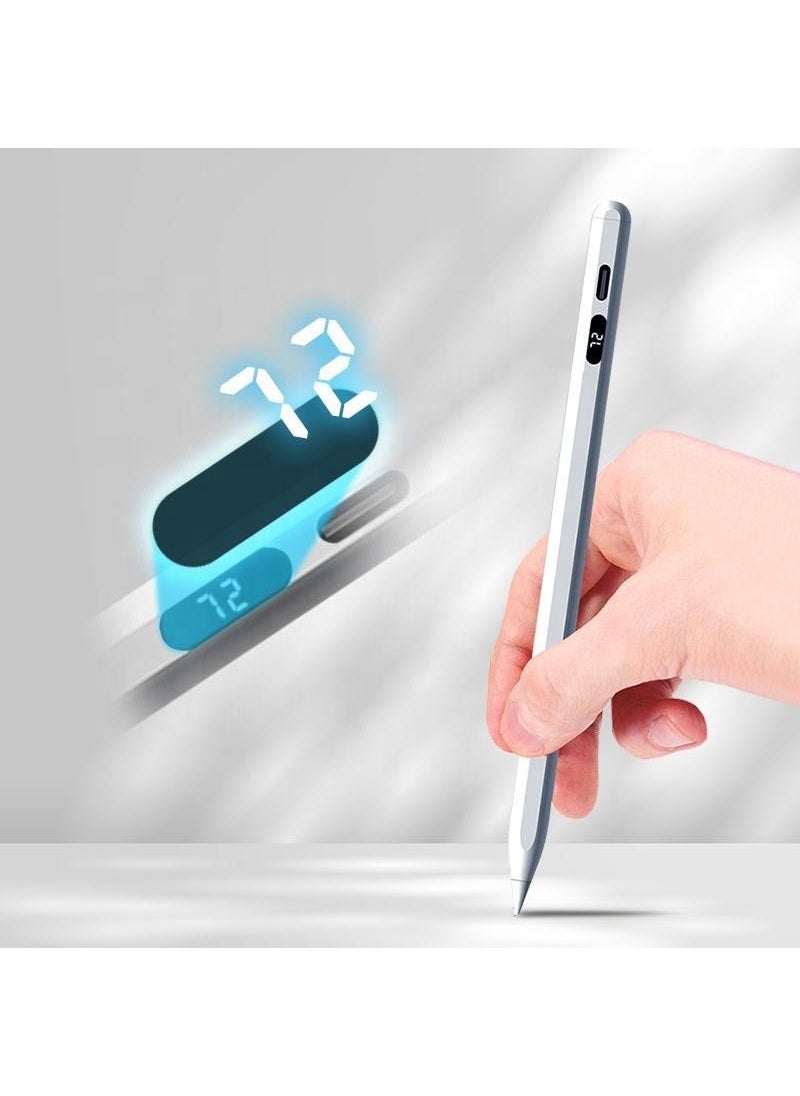 Apera - NR45 Aluminum Case Rechargeable Tablet Pen Ios iPad Mini Air Pro Digital Screen Magnet - Image 1