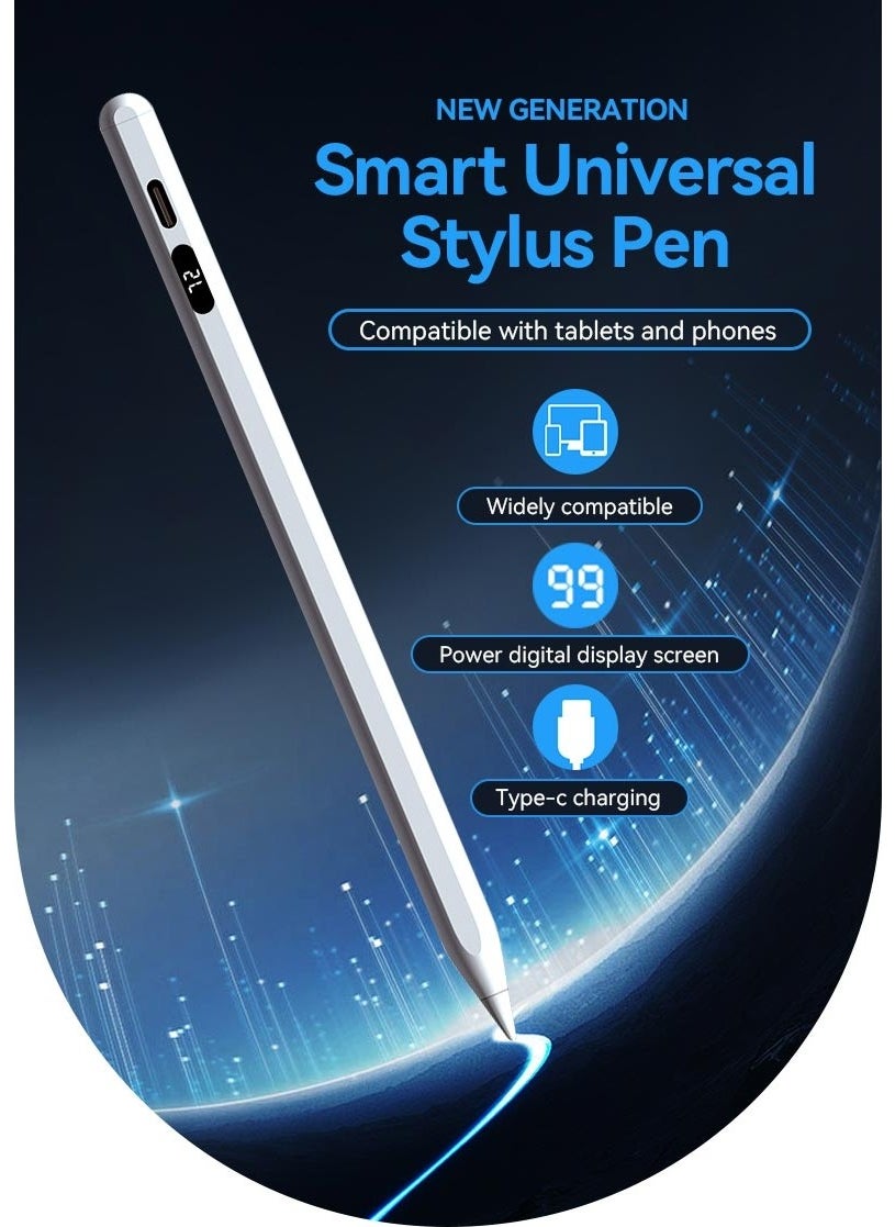 Apera - NR45 Aluminum Case Rechargeable Tablet Pen Ios iPad Mini Air Pro Digital Screen Magnet - Image 1