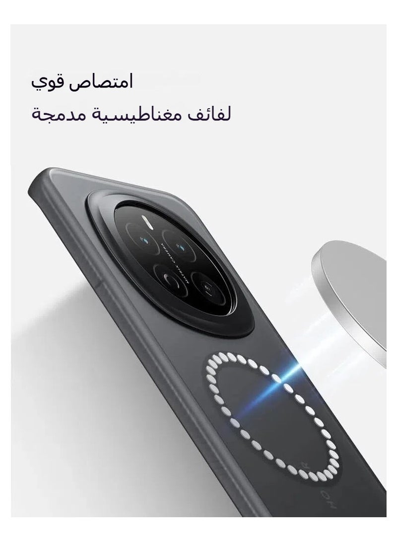 The frosted case is compatible with Honor Magic 7 Pro, built-in magnetic absorption, built-in airbags in the four corners, and Honor Magic 7 Pro shock-proof and drop-proof protective case - Image 2