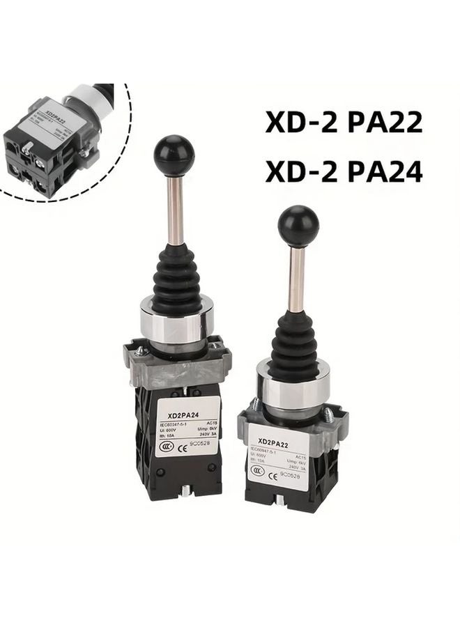 مفتاح صناعي ثقيل لحظي يعمل بنابض العودة مصنوع من النحاس XD2 PA24 - Image 2