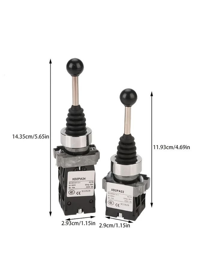 مفتاح صناعي ثقيل لحظي يعمل بنابض العودة مصنوع من النحاس XD2 PA24 - Image 3