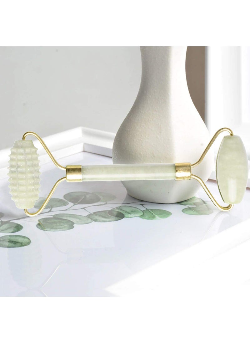 Ladista Ladista LDGB05 Facial Massager Double Sided Face Roller Natural Jade Massage Stone Beauty Tool for Face Neck Toning Firming Serum Application 1 Pc Model 1  - Image 3