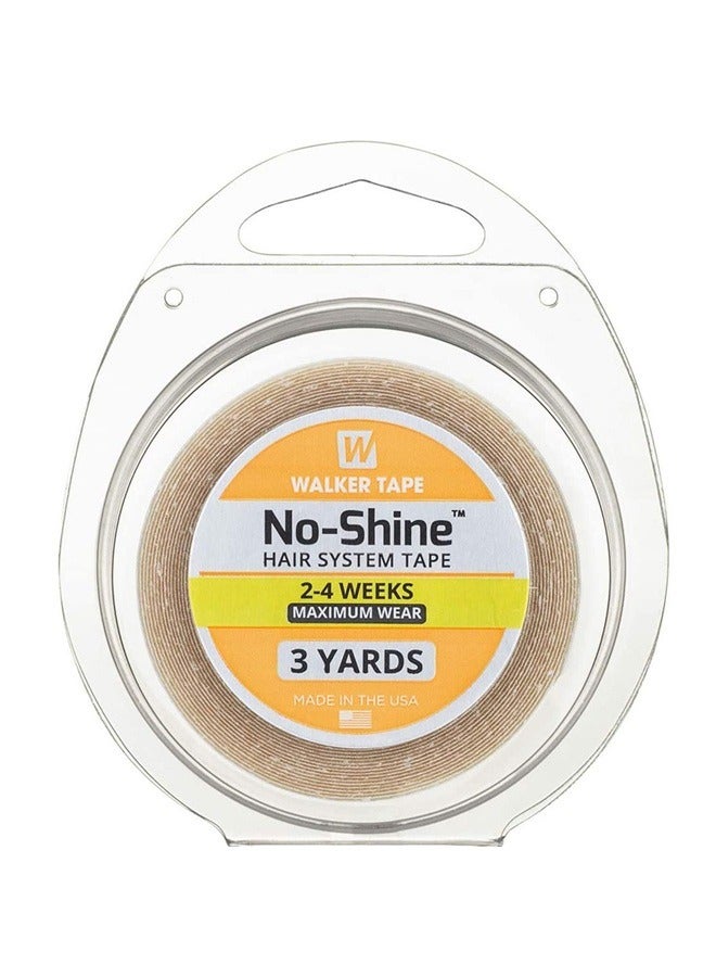 No Shine Double Sided Hair System Tape Beige ,Tape No Shine Bonding Double-Sided Tape Walker (1.27cm * 3YDS)  - Image 1