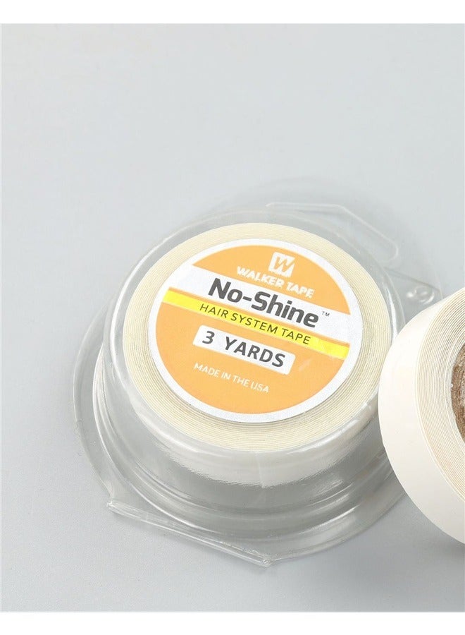 No Shine Double Sided Hair System Tape Beige ,Tape No Shine Bonding Double-Sided Tape Walker (1.27cm * 3YDS)  - Image 2