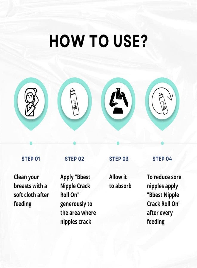 BBest Soothing Nipple Crack Roll on 10 ml | Nipple cream for new mom| for Sore and Cracked Nipples for New Moms (10 gm) - Image 3